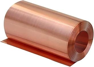 99.9% Pure Copper Foil Sheet for LED, Power Cable, Meter, Communication Equipment, Household Appliances 0.1 x 100 x 1000MM 39"