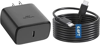 Samsung USB-C Charger Super Fast Charging 45W Wall Charger & 6.6FT Cable for Samsung Galaxy S26 Ultra/S26/S26+/S25 Ultra/S25/S25+/S24+/S24 Ultra/S24/S24+/S23 Ultra/S22 Ultra