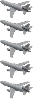 5PCS DIY Model 1/2000 1/700 Scale Aerial Refueling Aircraft KC-10 Supplement Tanker Extender Military Model Fans Collection(1/700(81mm))