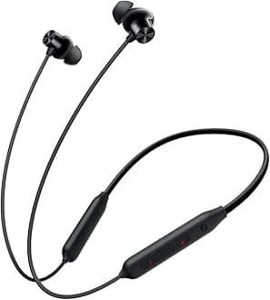 Bullets Wireless Z2 ANC Bluetooth in Ear Earphones with Mic, 45dB Hybrid ANC, Bombastic Bass - 12.4 mm Drivers, 10 Mins Charge - 20 Hrs Music, 28 Hrs Battery (Booming Black)