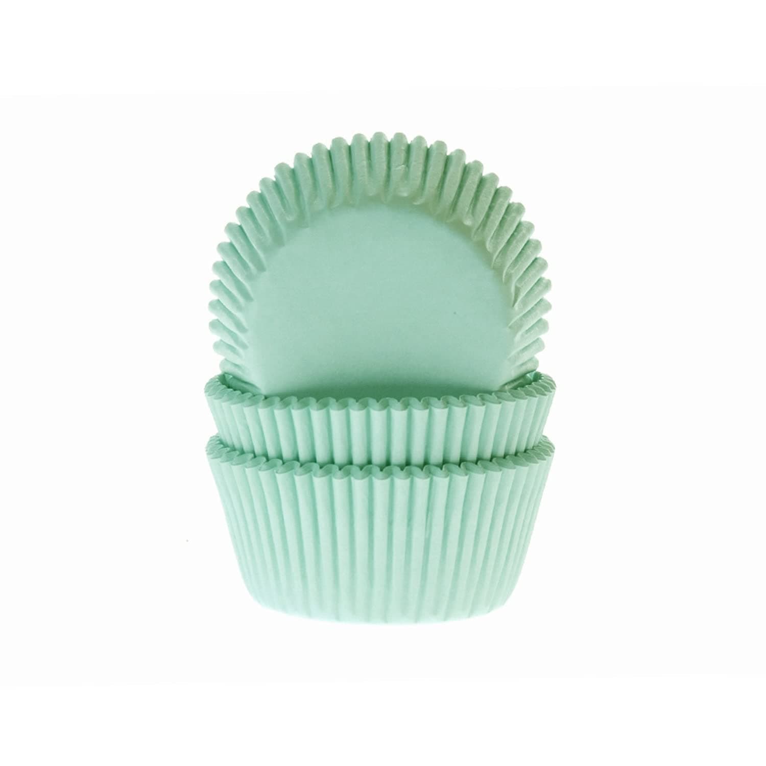 50 cupcake and muffin liners, mint green