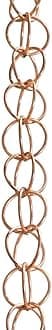 Monarch 23805 Pure Copper Ring Rain Chain, 8-1/2-Feet Length