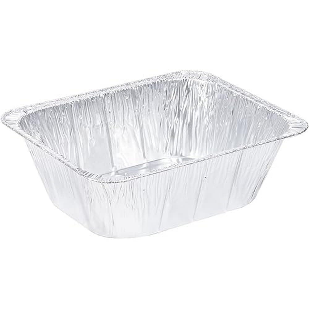 Durable Packaging Aluminum Steam Table Pans, Half-Size Extra Deep-195 Oz., 4.19" Deep, 10.31 X 12.69, 100/carton