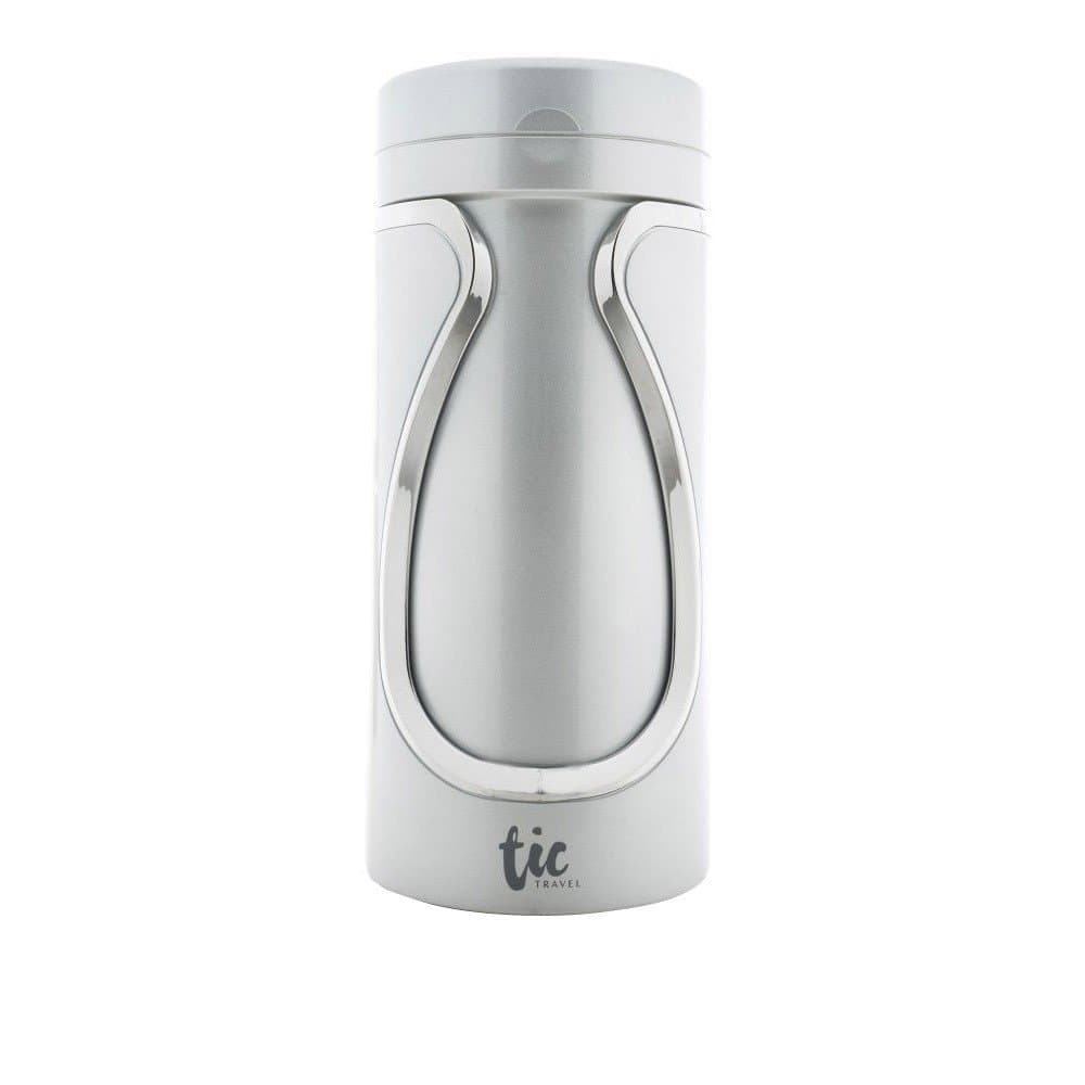 Tic Travel Bottle - Shower (Metallic Silver)
