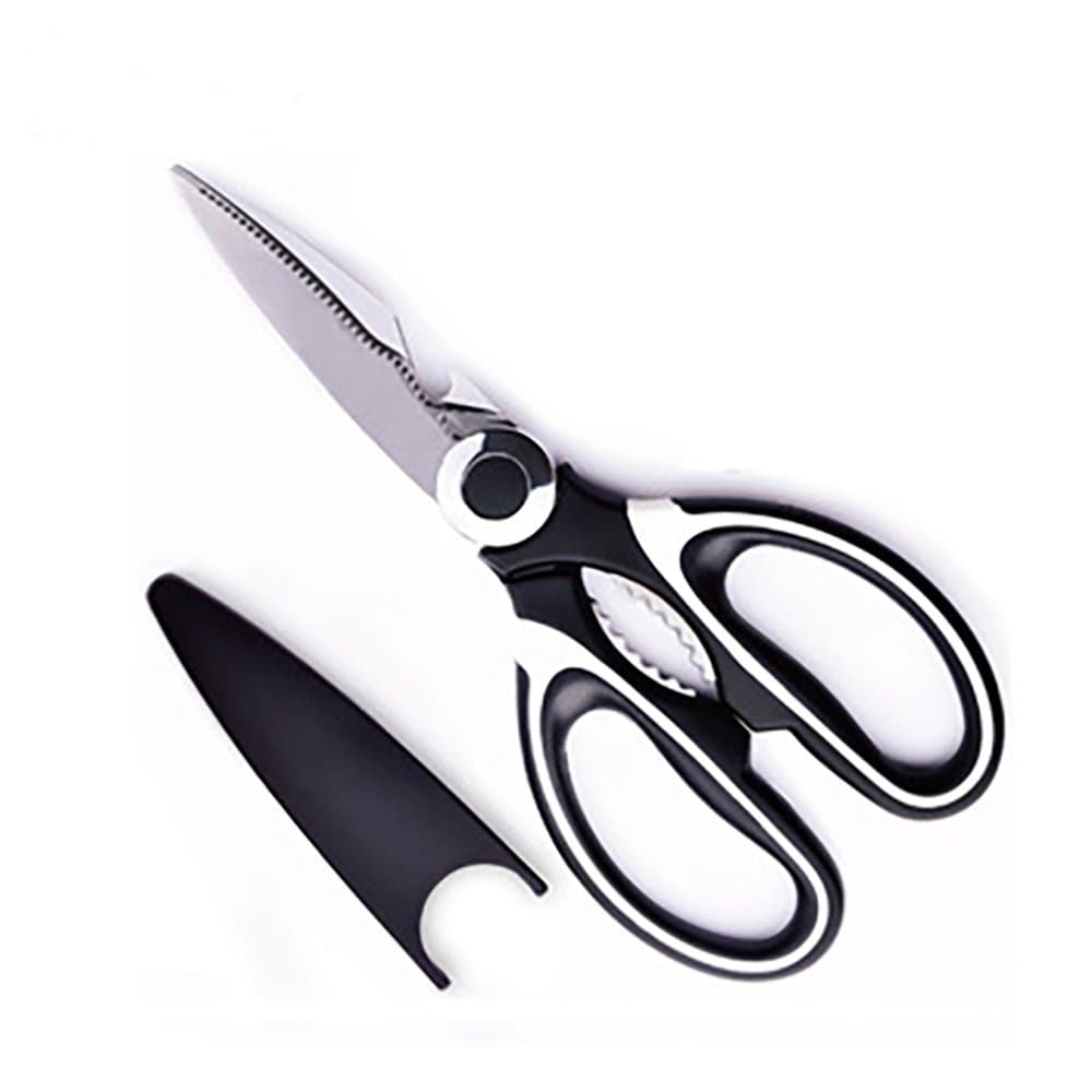Kitchen Scissors, Heavy Duty Scissors & Poultry Shears for Cutting Meat, Chicken, Vegetables, Herbs, BBQ's, Fish, Fish Scaler, Nutcracker, Bottle Opener â The Most Advanced Multipurpose Scissors