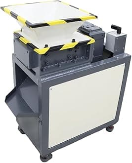 Universal Biaxial Crusher Metal Shredder Electric Chipper Crusher Plastic Shredder for Crushing Aluminum Plate Pig Bone Cardboard 220V