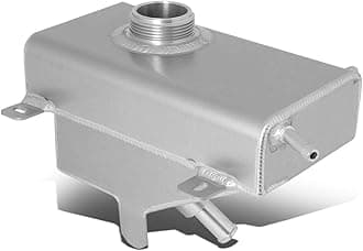 Auto Dynasty Aluminum Radiator Coolant Expansion Overflow Tank Reservoir Compatible with Ford Mustang 3.7L V6 / 5.0L V8 2011-2014