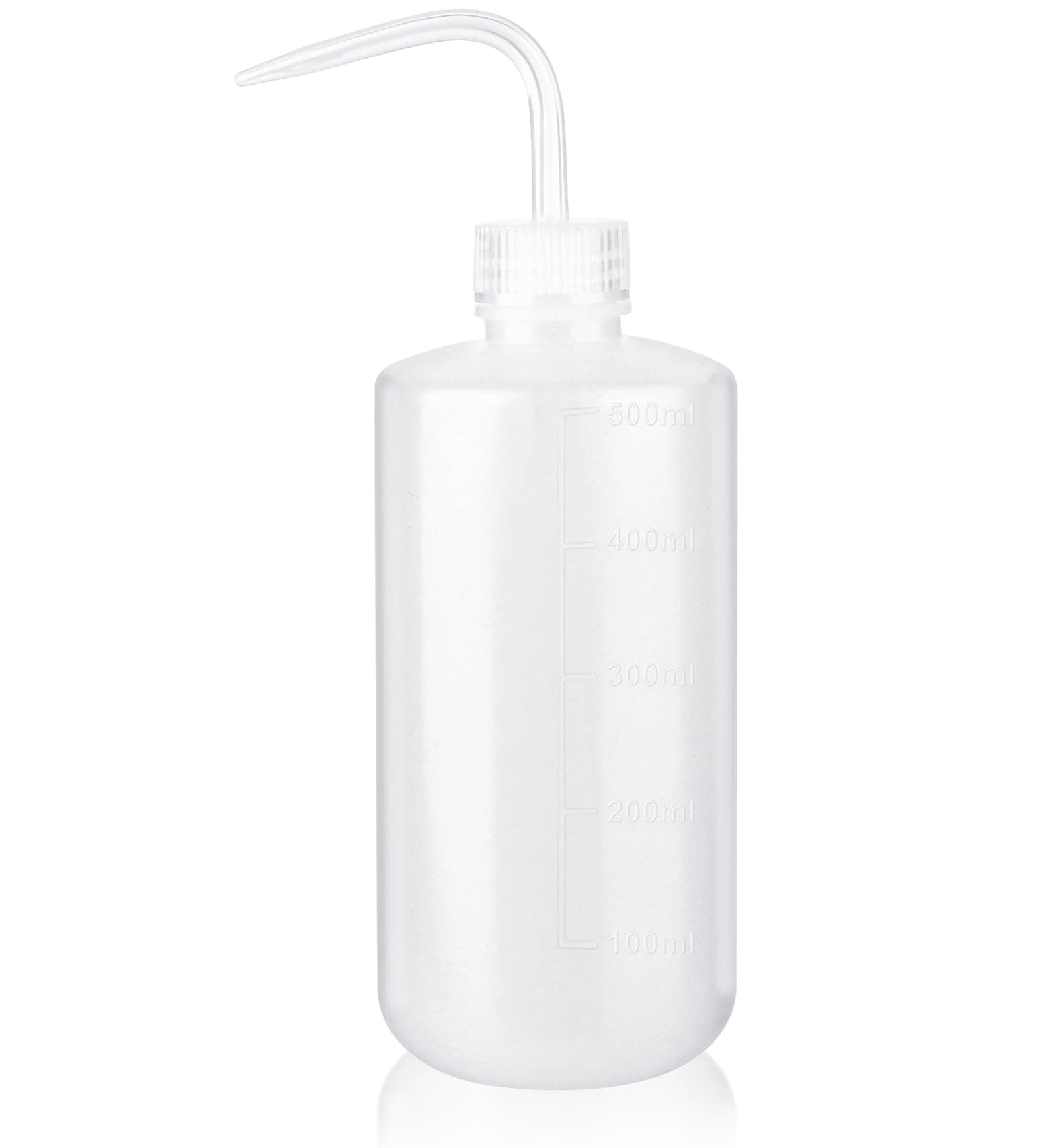 Valchoose LDPE Economy Narrow Mouth Squeeze Medical Lab Plastic Safety Squeeze No Spill Bend Mouth Watering Cans (500ml / 16oz / 1 Bottle)