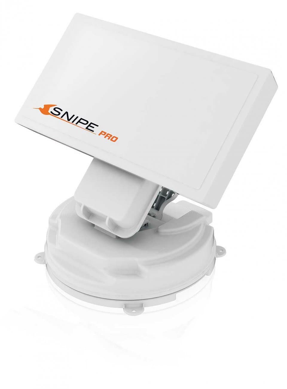 Selfsat 370100 Snipe Pro Automatic Camping Satellite Facing Antenna, GPS, Auto Skew incl. Controller, Mounting Kit, White