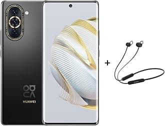 HUAWEI nova 10 Smartphone + Free Neckband, 6.67-inch curved OLED display, 60 MP Front Ultra Wide Camera, 6.88 mm Ultra-Thin Design, 50 MP AI Triple camera, 66 W HUAWEI SuperCharge, Starry Black