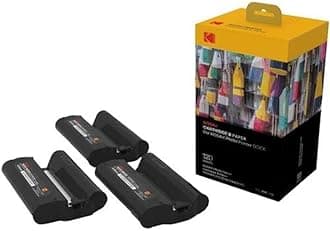 KODAK Dock Plus & Dock Photo Printer Cartridge PHC-120 – Cartridge Refill & Photo Paper- 120 Pack