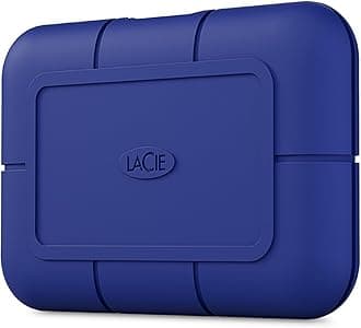 LaCie Rugged SSD Pro5 2TB External SSD – TB5, speeds 6700/5300MB/s (STNA2000400)