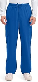 CHEROKEE Men's Medical Scrubs Pants, Grey