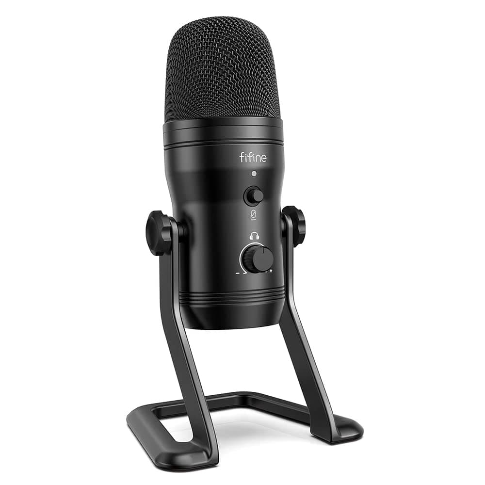 USB Studio Recording Microphone Computer Podcast Mic for PC, PS4, Mac with Mute Button & Monitor Headphone Jack, Four Pickup Patterns for Vocals YouTube Streaming Gaming ASMR Zoom-Class (K690)
