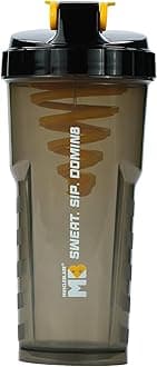 MuscleBlaze Cyclone Blender Shaker (Black, 700ml) | 100% Leakproof, BPA-Free Blender Bottle | Ideal for Whey Protein, Preworkout & BCAA Shakes| Plastic