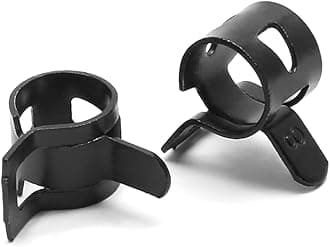 50Pcs Spring Band Hose Clamps, 5/16" 8mm, Black, Fit 8.5-9.2mm OD