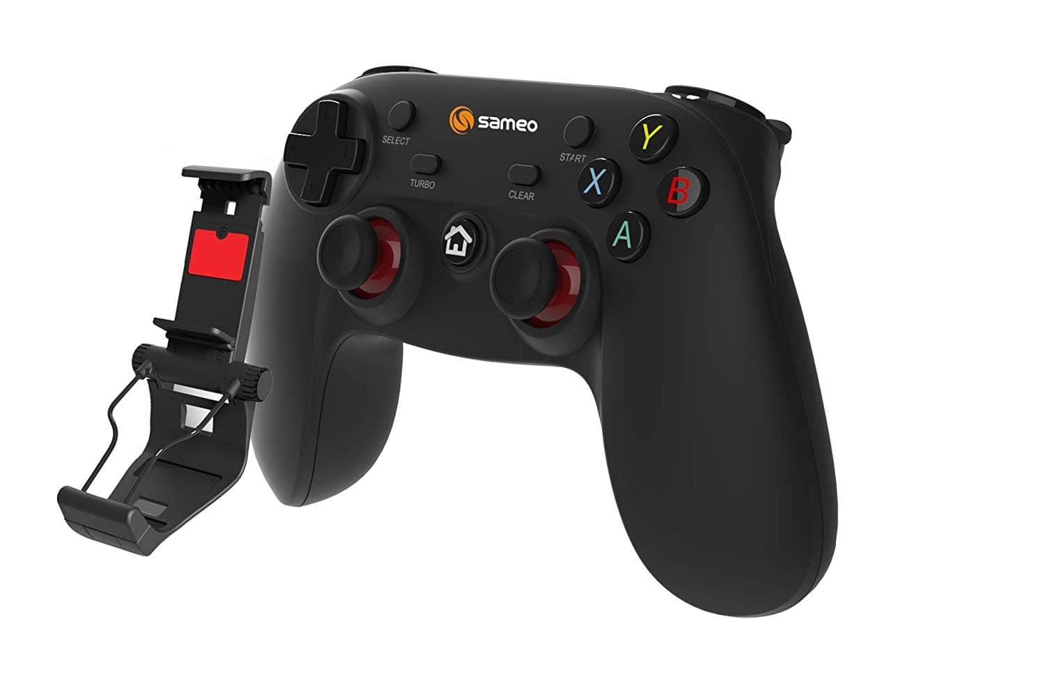 SAMEO SG27 Wireless Gaming Controller Gamepad with Bluetooth Connection Technology and Phone Holder | HD Precision Joystick and Trigger | Best for PC/PS3/Android Supports Windows XP/7/8/10 (Black)