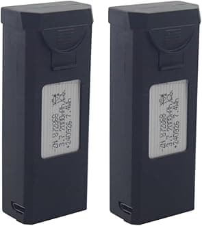 sea jump 2PCS 3.7V 2000mAh Lipo Battery Suitable for S2S Brushless Obstacle Avoidance Drone High-Definition Aerial Photography Quadcopter Accessories Folding Remote Control Drone Battery