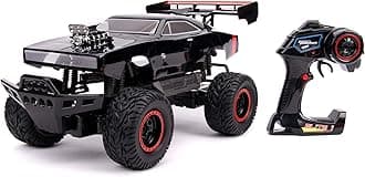 Fast & Furious 1:12 4x4 Dom's Dodge Charger Elite RC Remote Control Car 2.4 Ghz, Toys for Kids and Adults