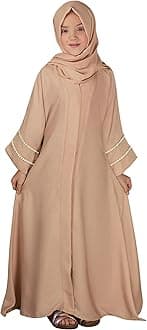Muslim Abaya For Girls Islamic Prayer Abayas Dress with Hijab Ramadan Cardigan Kaftan Robe Dresses Dubai Outfits