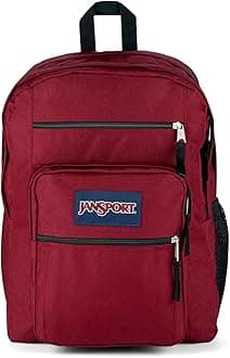 JANSPORT Big Backpack-Class, Travel, Or Work Bag with 15-inch Laptop Compartment, Russet Red, One size