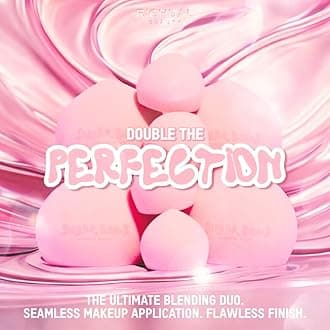 RICHUAL BEAUTYのビッグシュガーボムブレンダーセット~顔&ボディ用バターソフトマシュマロメイクアップスポンジ~含む:ラージ1個&ミニもちメイクアップスポンジ1個~ファンデーションクリーム&パウダーの完璧な塗布