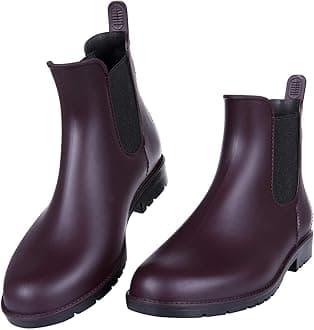 Women's Ankle Rain Boots Waterproof Chelsea Boots