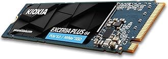 Kioxia EXCERIA Plus G4 NVMe SSD 1TB Internal SSD PCIe Gen5 x4 Read 10,000MB/s Write 7900MB/s PCIe 4.0 Backwards Compatible with Gaming Decop Laptop Black Blue