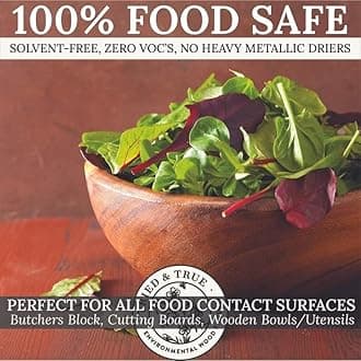 Tried & True Danish Oil – 8oz – All Natural, All Purpose Finish for Wood, Food Safe, Solvent Free, VOC Free, Non Toxic Wood Finish, Polymerized Linseed Oil