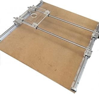 Router Sled - Wood Slab Flattening Mill Router Jig - 12mm Up to 1000x600mm (1000x600mm), GG-RS12-SLED