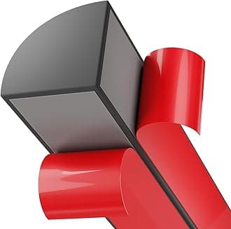 Flexible Quarter Round Molding, Peel and Stick Silicone Flexible Moulded Trim for Corner Ceilings, Floors, Bathrooms, Kitchens, Countertops (Grey, 1/2 x 1/2 x 79Inch)