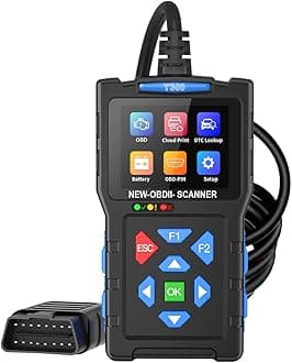OBD2 Scanner Car Diagnostic Tool, Code Reader for All OBD II Cars & Trucks, Automotive Scanner, Check Engine Light, Scan Tool elm327reader (T300,BlackBlue)