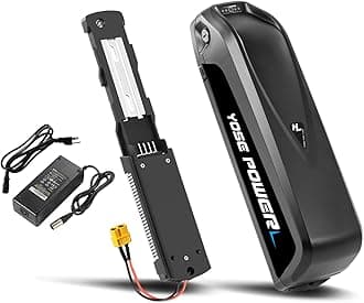 YS YOSE POWER Electric Bike Battery 36V 48V 52V 13Ah 15Ah 17Ah 20Ah Lithium Electric Bicycle Battery for 250W 350W 500W 750W 1000W 1200W 1500W Ebike Motor