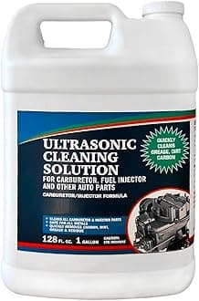 NORTHWEST ENTERPRISES Ultrasonic Cleaner Solution for Carburetors and Engine Parts. Concentrated Washing Compound for use in Ultrasonic Machines and Immersion Washers - Automotive Fluid (1 Gallon)