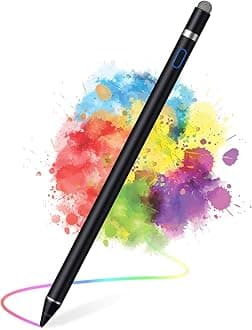 Active Stylus Pens for Touch Screens, Fine Point Smart Digital Pens Compatible with iPhone iPad, Samsung/Android Smart Phone&Tablet Writing Drawing