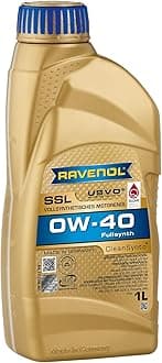 RAVENOL J1A1555 SSL 0W-40 Fully Synthetic Motor Oil (1 Liter)
