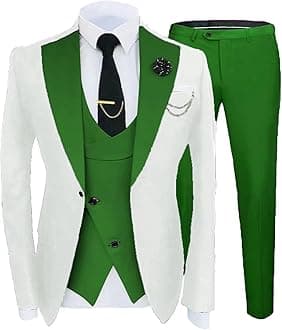 Fashion and Elegant 3 Piece Suit Men Slim Fit Big and Tall Men's Tuxedos for Prom Wedding Party Tux JXZ039