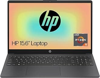 HP 15.6" Laptop, AMD Ryzen 5-7520U Processor, 8 GB RAM, 256 GB SSD, AMD Radeon Graphics, FHD Display, Up to 10hrs battery, Win 11, Thin & Light, Dual Speakers, Chalkboard Gray, 15-fc0001sa