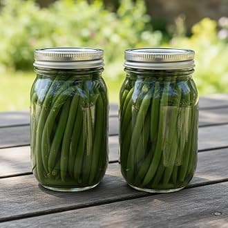 Clear Glass Jar And Container With Air Tight Lid Storage of Spices and Dry Fruit (500 ML BALL MASON, 2)