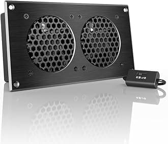 AC Infinity, AIRPLATE S5 Home Theater and AV Cabinet Fan 8"