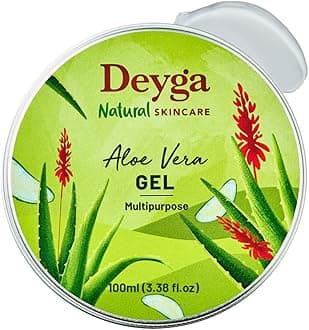 Deyga Aloe Vera Gel | Fresh Natural Multipurpose Aloe Vera Gel for Skin, Face, Hair Care Moisturizer | All Skin Type | Men & Women (100g) Pack of 1