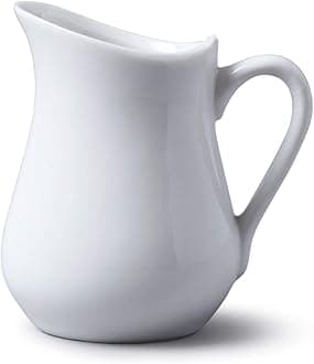 Wm Bartleet & Sons, Porcelain Traditional Jug 100 ml, 4 fl.oz - White