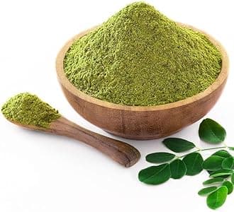 Moringa Leaf Powder | Drumstick Leaf powder | Herbal Supplement | Good For Immunity, Digestion, Skincare And Haircare | Rich In Vitamins & Minerals (500)