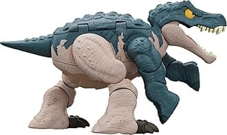 Jurassic World Fierce Changers 2-in-1 Dinosaur Action Figure, Double Danger Toy Transforms from Baryonyx to Parasoralophous in 11 Steps