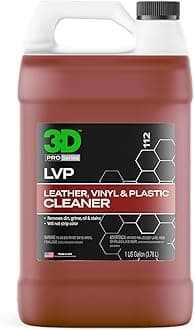 3D's LVP Cleaner - Leather, Vinyl & Plastic Cleaner - Made In USA - 1 Gallon
