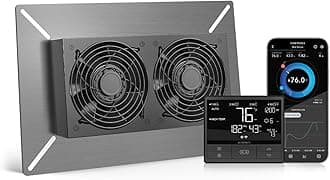 AC Infinity AIRTITAN T7 Fan 300 mm with Temperature Humidity Controller for Creepage Room, Basement, Garage, Attic, Hydroponics, Tents