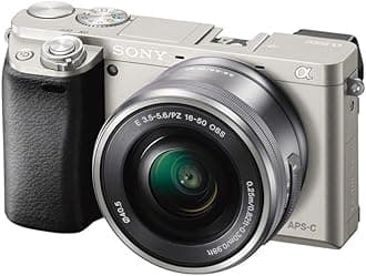 Sony Alpha a6000 Mirrorless Digital Camera - Body only (Silver) - International Version (No Warranty)