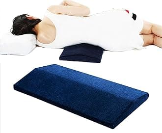 METRON-2”(H) Medium Firm Support Foam Lumbar Pillow for Lower Spine & Back Support for Sleeping Helps Pre & Post Surgery