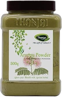 Thanjai Natural Arappu Powder / Albizia Amara – 500g (Jar) | 100% Natural, Sun-Dried Herbal Hair Wash & Bath Powder | Traditional Care, No Chemicals, No Artificial Additives | 1 Count