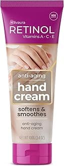 Retinol Anti-Aging Hand Cream – The Original Retinol Brand For Younger Looking Hands –Rich, Velvety Hand Cream Conditions & Protects Skin, Nails & Cuticles – Vitamin A Minimizes Age’s Effect on Skin